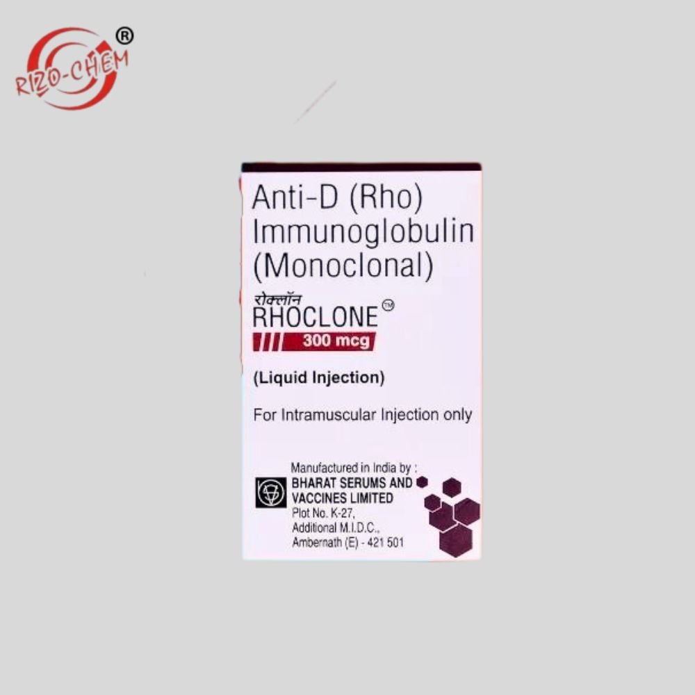 Rhoclone Mcg Infusion Rizochem Pharmaceutical