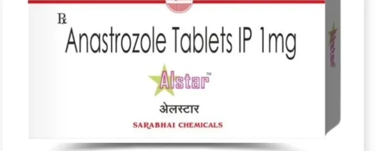Alstar Anastrozole 1mg Tablet - Hormonal therapy for breast cancer, reducing estrogen levels to slow the growth of cancer cells.