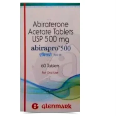 Abirapro Abiraterone 500mg Tablet - Effective prostate cancer treatment with Abiraterone acetate, 500mg dosage.