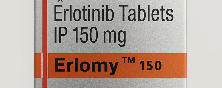 Erlomy Erlotinib 150mg Tablet – A prescription medicine used to treat non-small cell lung cancer and pancreatic cancer by inhibiting tumor cell growth.