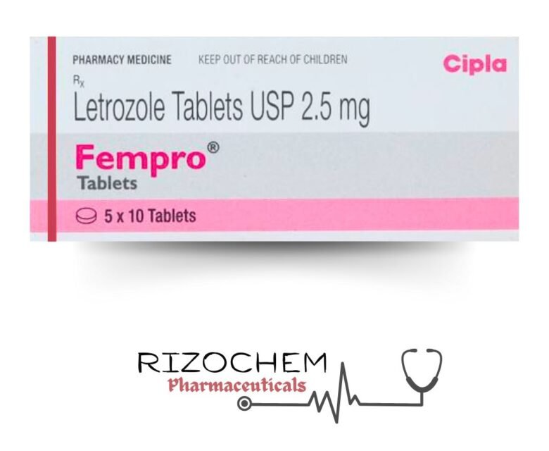 Fempro Letrozole 2.5mg Tablet - Hormonal Therapy for Breast Cancer by Rizochem Pharmaceuticals Wholesaler & Exporter