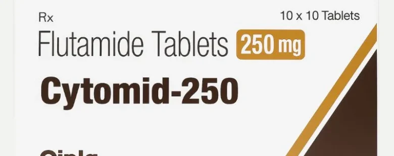 Flutamide 250mg Tablet used in prostate cancer treatment, hormonal therapy medication, supplied by Rizochem Pharmaceuticals Wholesaler & Exporter.