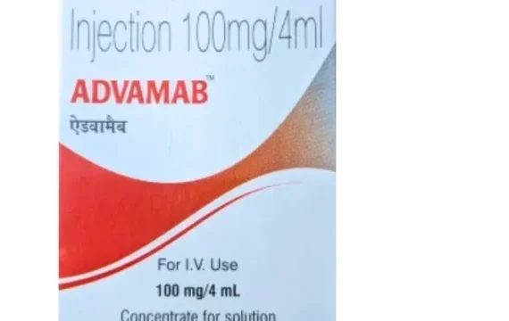 Bevacizumab 100mg Injection - A clear liquid in a sterile vial, used for targeted cancer therapy. Essential for healthcare providers. Rizochem Pharmaceuticals, reliable wholesaler and exporter of quality pharmaceutical products.