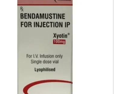 Bendamustine 100 mg Injection Xyotin for chemotherapy treatment, available from Rizochem Pharmaceuticals Wholesaler & Exporter.