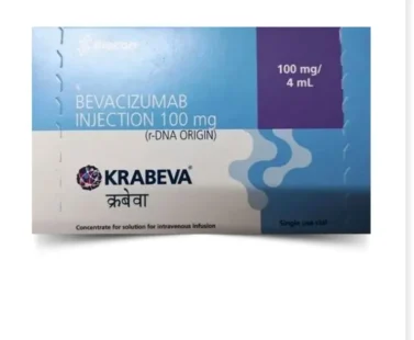 Bevacizumab 100mg Injection by Rizochem Pharmaceuticals Wholesaler & Exporter - high-quality cancer treatment injection used in targeted therapy to inhibit tumor growth.