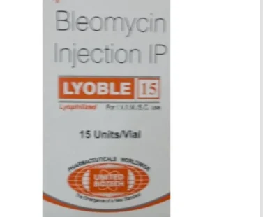 Bleomycin Injection 15IU Lyoblea - High-quality chemotherapy medication for cancer treatment, available at Rizochem Pharmaceuticals, a trusted global wholesaler and exporter.