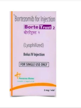 Buy Bortetrust Bortezomib 2mg Injection from Rizochem Pharmaceuticals. High-quality cancer treatment solution. Send query now!