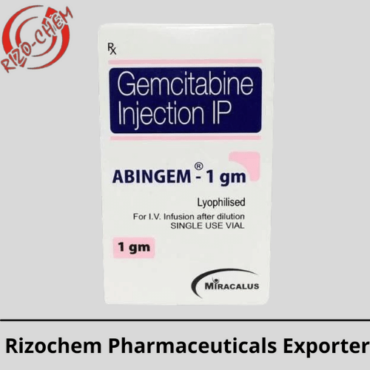 Abingem Gemcitabine 1gm Injection | Rizochem Pharmaceuticals