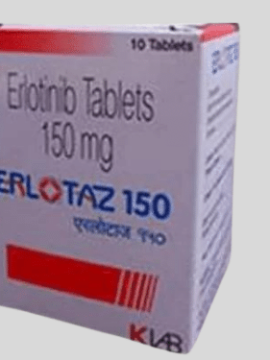 Erlotinib 150mg Tablet – Targeted therapy for non-small cell lung cancer and pancreatic cancer, available for export from Rizochem Pharmaceuticals.