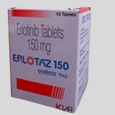 Erlotinib 150mg Tablet – Targeted therapy for non-small cell lung cancer and pancreatic cancer, available for export from Rizochem Pharmaceuticals.