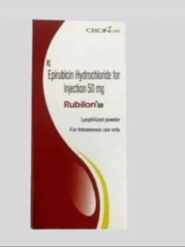 Epirubicin 50mg Injection – A chemotherapy medication from the anthracycline class used in the treatment of breast and other cancers. Exported globally by Rizochem Pharmaceuticals.