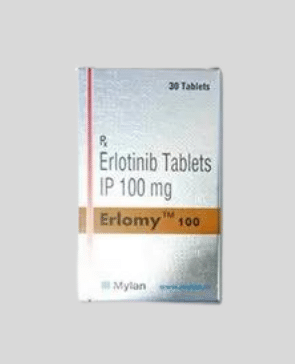 Erlomy Erlotinib 100mg Tablet – targeted therapy for non-small cell lung cancer, EGFR tyrosine kinase inhibitor, offered by Rizochem Pharmaceuticals