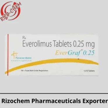 Evergraf Everolimus 0.25mg Tablet | Rizochem Pharmaceuticals Exporter