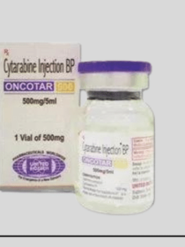 Cytarabine Oncotar 500mg Injection – A chemotherapy drug used for treating leukemia and other blood-related cancers. Available for export from Rizochem Pharmaceuticals.