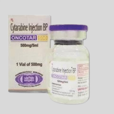Cytarabine Oncotar 500mg Injection – A chemotherapy drug used for treating leukemia and other blood-related cancers. Available for export from Rizochem Pharmaceuticals.