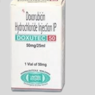 Doxutec Doxorubicin 50mg Injection – An anthracycline chemotherapy drug used for treating breast cancer, leukemia, lymphomas, and other cancers. Available for export from Rizochem Pharmaceuticals.