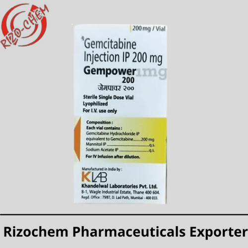 Gempower Gemcitabine 200mg Injection | Rizochem Pharmaceuticals