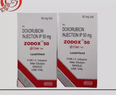 Zodox Doxorubicin 50mg Injection | Rizochem Pharmaceuticals Exporter