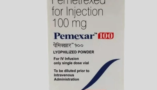 Pemexar Pemetrexed 100mg Injection | Rizochem Pharmaceuticals Export