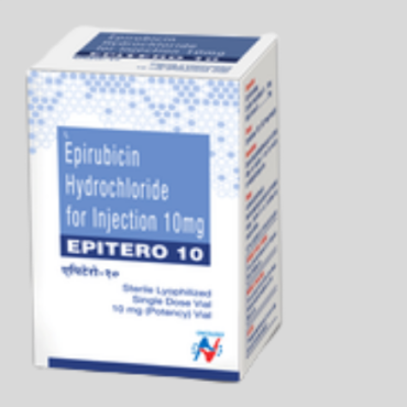 Epitero Epirubicin 50mg Injection – Potent anthracycline-based chemotherapy used for breast cancer and other cancers. Offered for international export by Rizochem Pharmaceuticals.