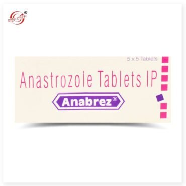 Anabrez Anastrozole 1mg Tablet - Breast cancer treatment, lowering estrogen levels to inhibit the growth of hormone receptor-positive tumors.