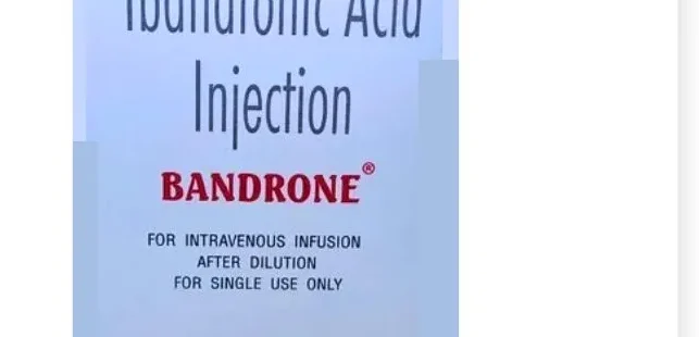 Bandrone Ibandronic Acid 6mg Injection – used for the treatment of osteoporosis and to prevent bone complications in cancer patients. Available from Rizochem Pharmaceuticals Wholesaler & Exporter.