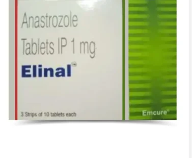 Anastrozole 1mg Tablet Elinal - Treatment for breast cancer, reducing estrogen to inhibit the growth of hormone receptor-positive tumors.