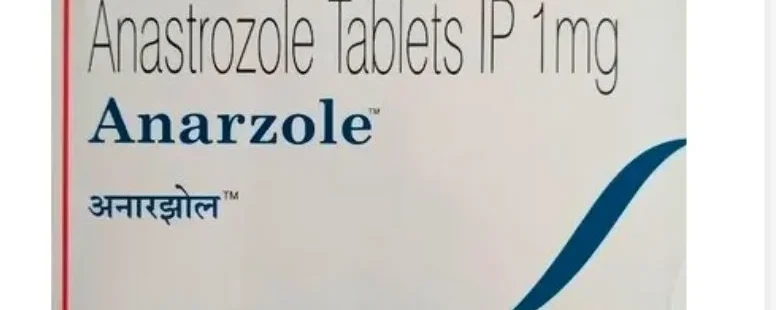 Anastrozole Tablet 1mg Anarzole - Hormonal treatment for breast cancer, reducing estrogen levels to inhibit hormone receptor-positive tumor growth.