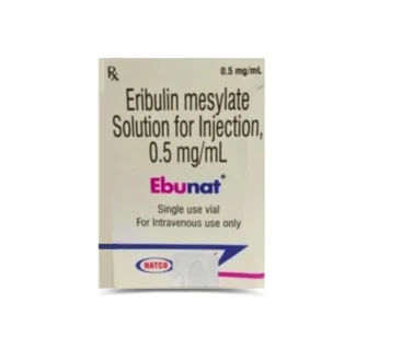Eribulin Mesylate 0.5mg Ebunat Injection provided by Rizochem Pharmaceuticals Wholesaler & Exporter Company, an effective chemotherapy treatment for cancer management.