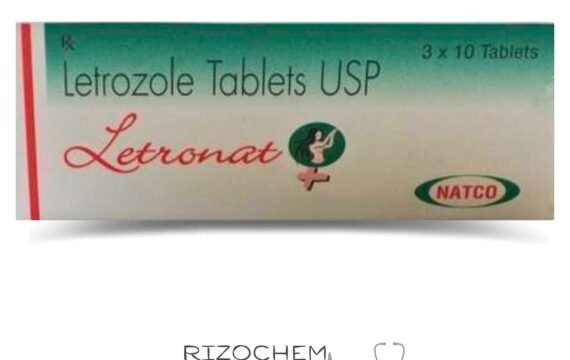 Letronat Letrozole 2.5mg Tablet by Rizochem Pharmaceuticals – Used for treating breast cancer in postmenopausal women.