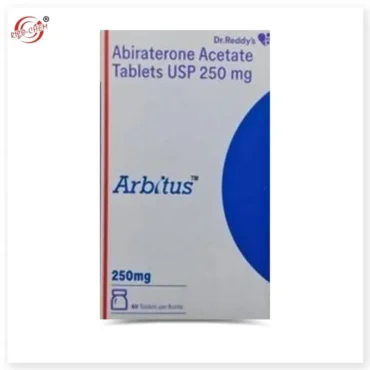 Abiraterone Acetate 250 mg Tablets - Prostate cancer treatment medication for hormone regulation and tumor control.