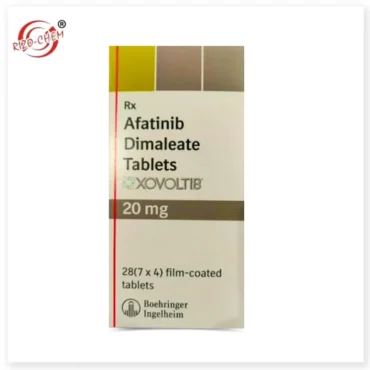 Afatinib Dimaleate Tablets 20mg Xovoltib - Targeted treatment for non-small cell lung cancer, inhibiting EGFR signaling to control cancer cell growth.