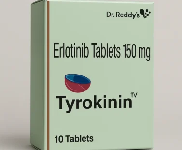 Tyrokinin Erlotinib 150 mg Tablet – Targeted therapy for non-small cell lung cancer, available through Rizochem Pharmaceuticals