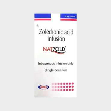 Zoledronic acid 5mg injection Natzold export from India