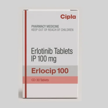 Erlocip Erlotinib 100mg Tablets – Targeted therapy for non-small cell lung cancer and pancreatic cancer, supplied globally by Rizochem Pharmaceuticals.
