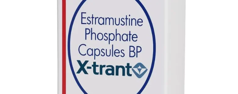 Xtrant Estramustine 140mg Capsule – Chemotherapy medication used for the treatment of metastatic prostate cancer, available from Rizochem Pharmaceuticals.