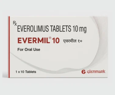 Evertor Everolimus 5mg Tablet – Prescribed for cancer treatment and transplant rejection prevention, supplied by Rizochem Pharmaceuticals.