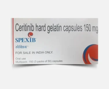 Ceritinib 150 mg Capsule Spexib – Targeted therapy for non-small cell lung cancer (NSCLC). Available for global export by Rizochem Pharmaceuticals.