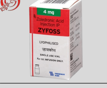 Zyfoss Zoledronic acid 4mg Injection | Rizochem Pharmaceuticals Exporter