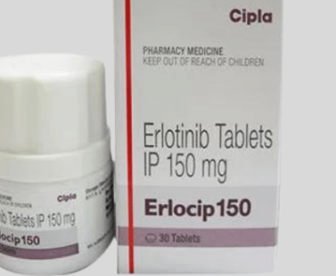 Erlocip 150mg Erlotinib Tablet – Anticancer medication used for treating non-small cell lung cancer, offered by Rizochem Pharmaceuticals