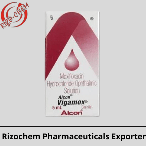 Vigamox Moxifloxacin Eye Drops 0.5% w/v Ophthalmic Solution | Rizochem Pharma