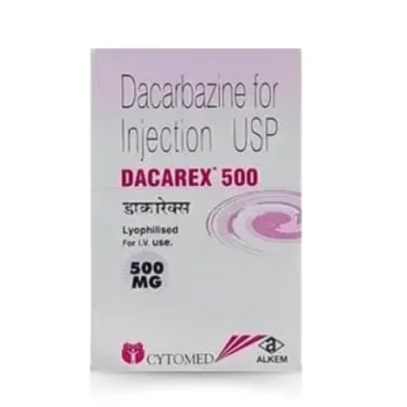 Dacarbazine Injections Dacarex 500mg - Quality Medication from Rizochem Pharmaceuticals.