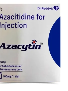 Azacitidine 100mg Injection Azacytin - chemotherapy medication used for treating certain blood disorders and cancers such as myelodysplastic syndrome (MDS). Available in injection form from Rizochem Pharmaceuticals Wholesaler & Exporter.