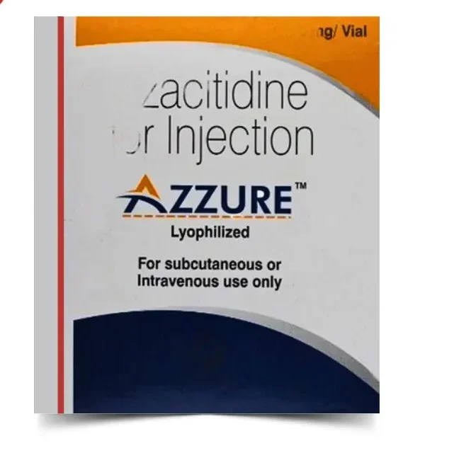 Azacitidine 100mg Injection Azzure – designed for the treatment of myelodysplastic syndromes and specific cancers. Offered by Rizochem Pharmaceuticals Wholesaler & Exporter.