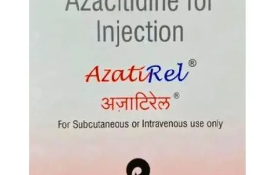 Azacitidine Injection 100mg AzatiRel – used in the treatment of myelodysplastic syndromes and certain cancers. Provided by Rizochem Pharmaceuticals Wholesaler & Exporter.