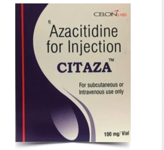 Azacitidine Injection 100mg Citaza – used for the treatment of myelodysplastic syndromes and specific types of cancer. Offered by Rizochem Pharmaceuticals Wholesaler & Exporter.