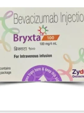 Bevacizumab Injection Bryxta 100mg - anti-cancer medication injection for inhibiting tumor growth, offered by Rizochem Pharmaceuticals Wholesaler & Exporter.
