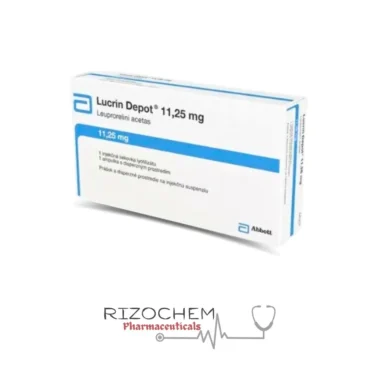 Leuprolide injection 11.25mg Lucrin Depot by Rizochem Pharmaceuticals: Hormonal therapy used to treat prostate cancer and other hormone-responsive conditions.