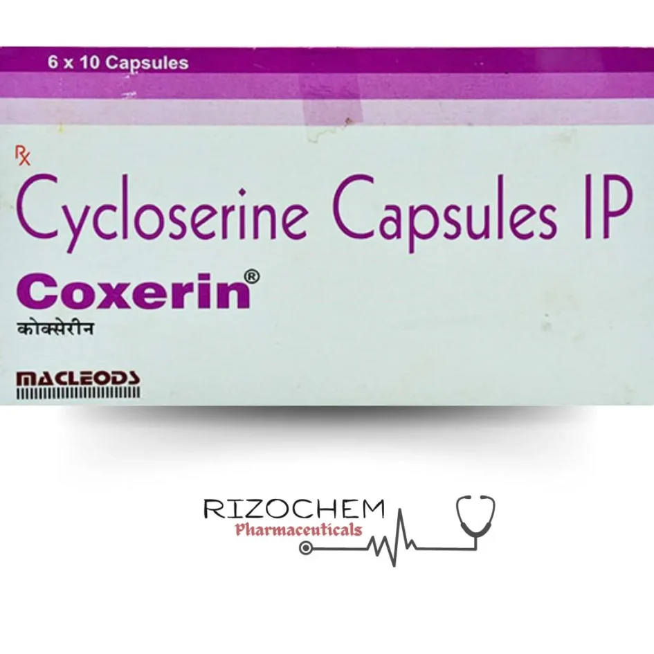 Cycloserine 250mg Coxerin Capsules - Rizochem Pharmaceuticals Wholesaler & Exporter