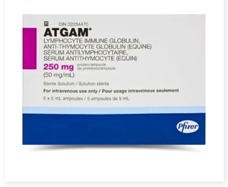 Atgam 250mg Injection - Immunosuppressive therapy used to prevent organ transplant rejection and treat aplastic anemia by reducing immune system activity.